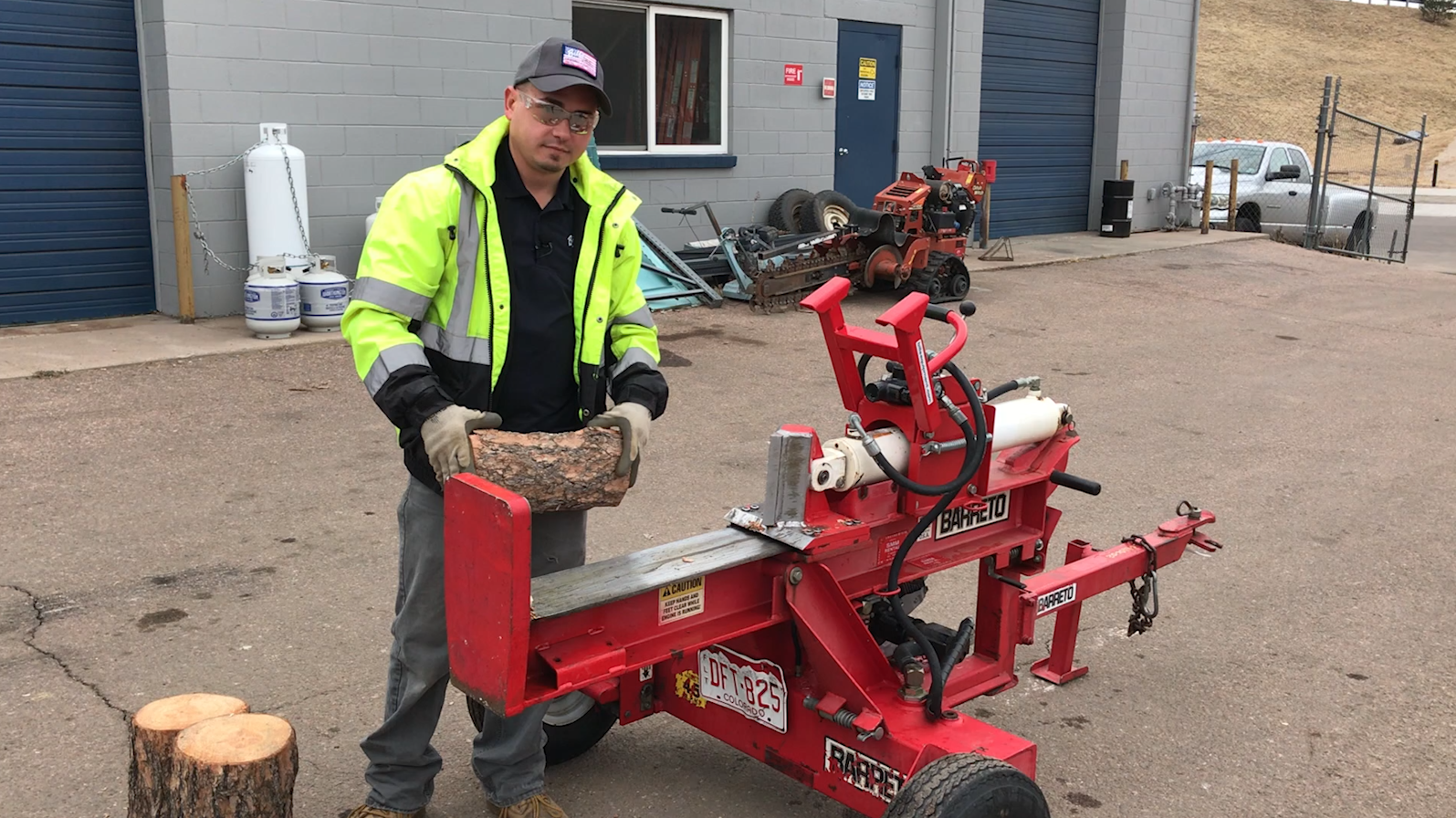 Log splitter Demo Blog Shot